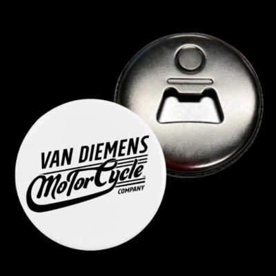 Van Diemens - Magnetic Bottle Opener | Black Logo Thumbnail